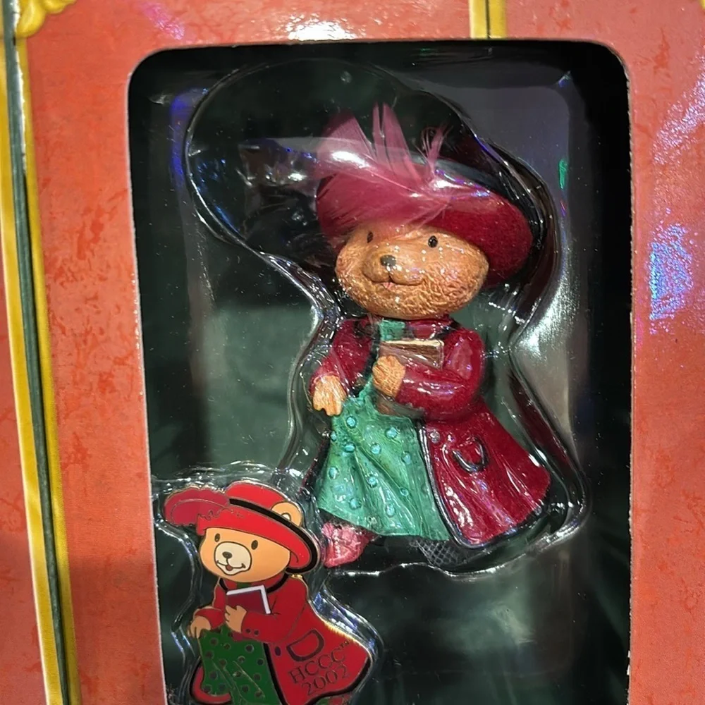 Libby's Adventures Holiday Ornament - Red and Gold